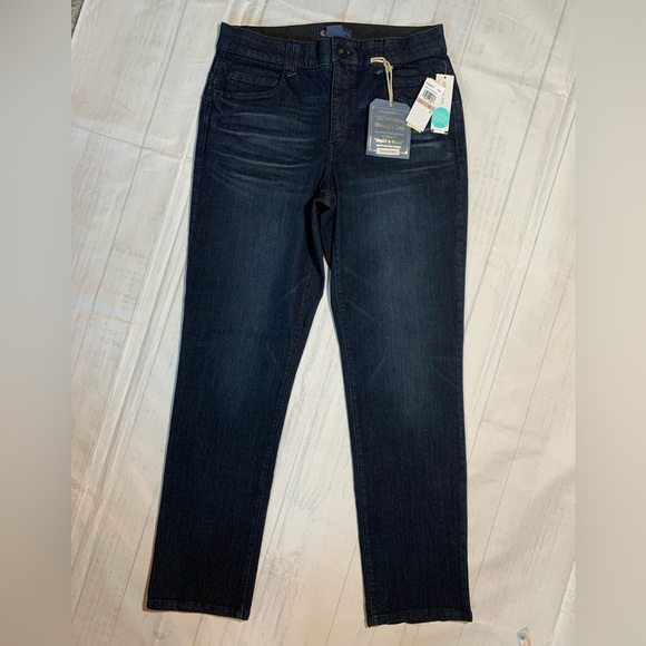 NWT Democracy Natalie Ab Solution Straight Leg jeans. Size 12. - Picture 1 of 11